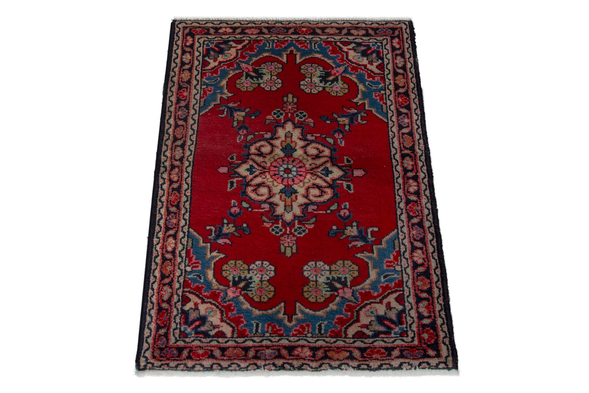 5277, Persian Hamadan Mini Rug