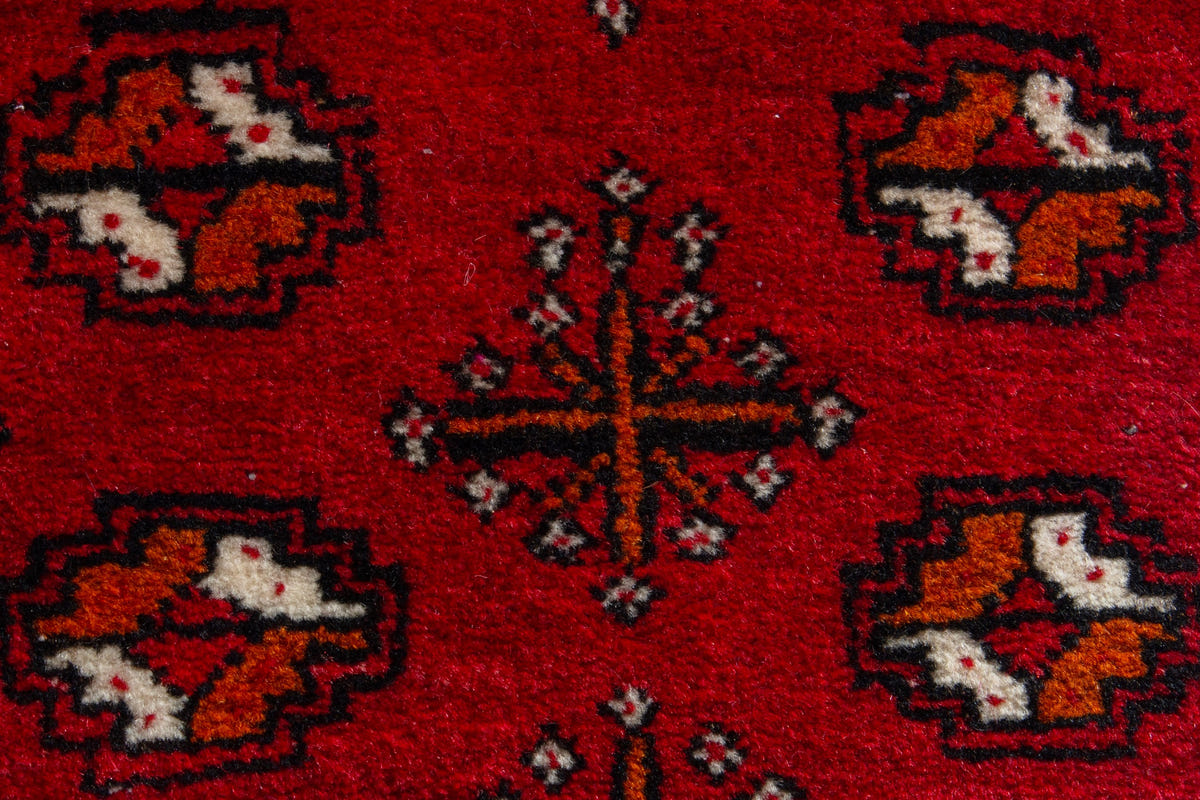 5289, Persian Torkaman Mini Rug