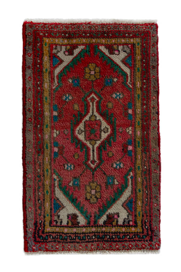 5293, Persian Hamadan Mini Rug