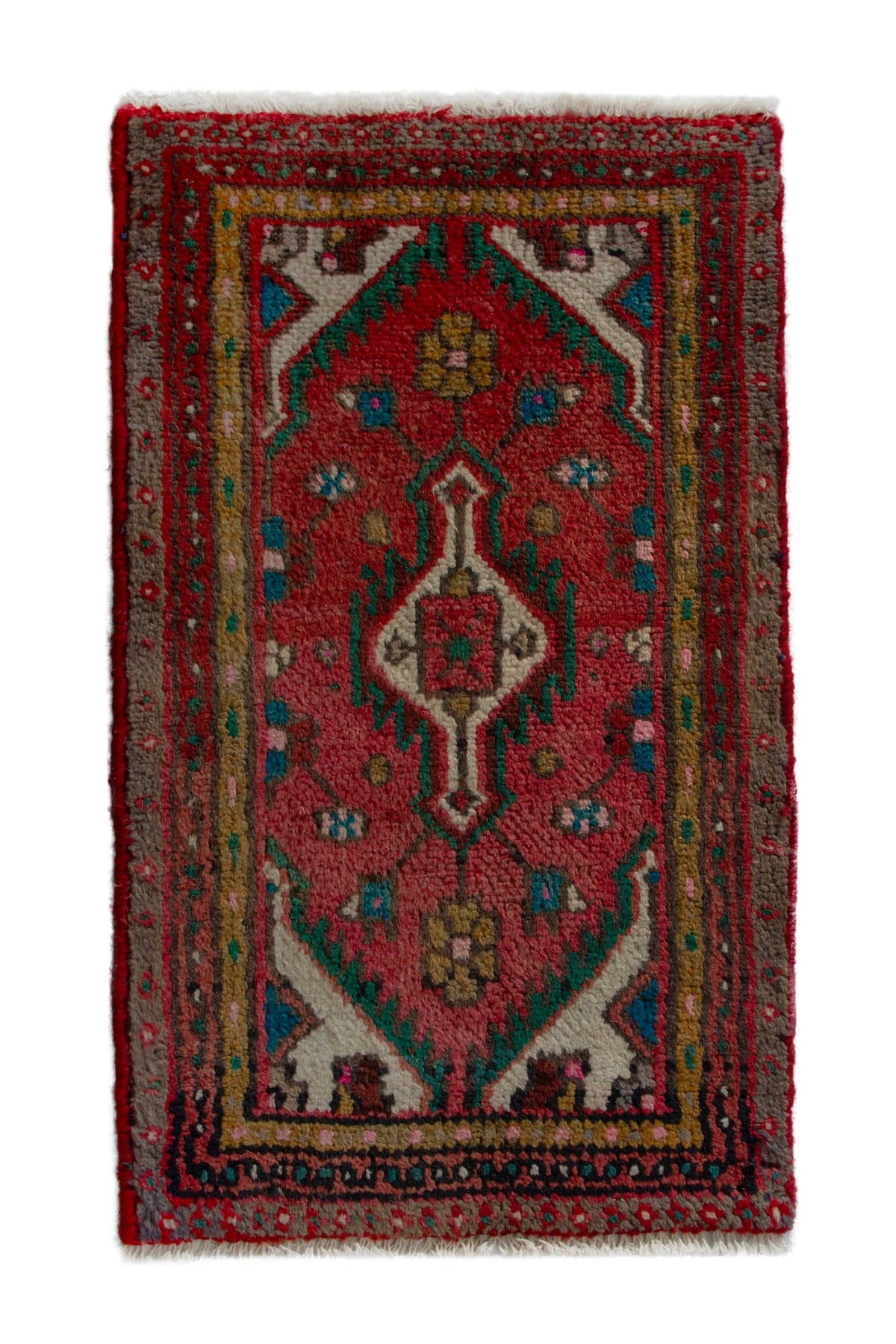 5293, Persian Hamadan Mini Rug
