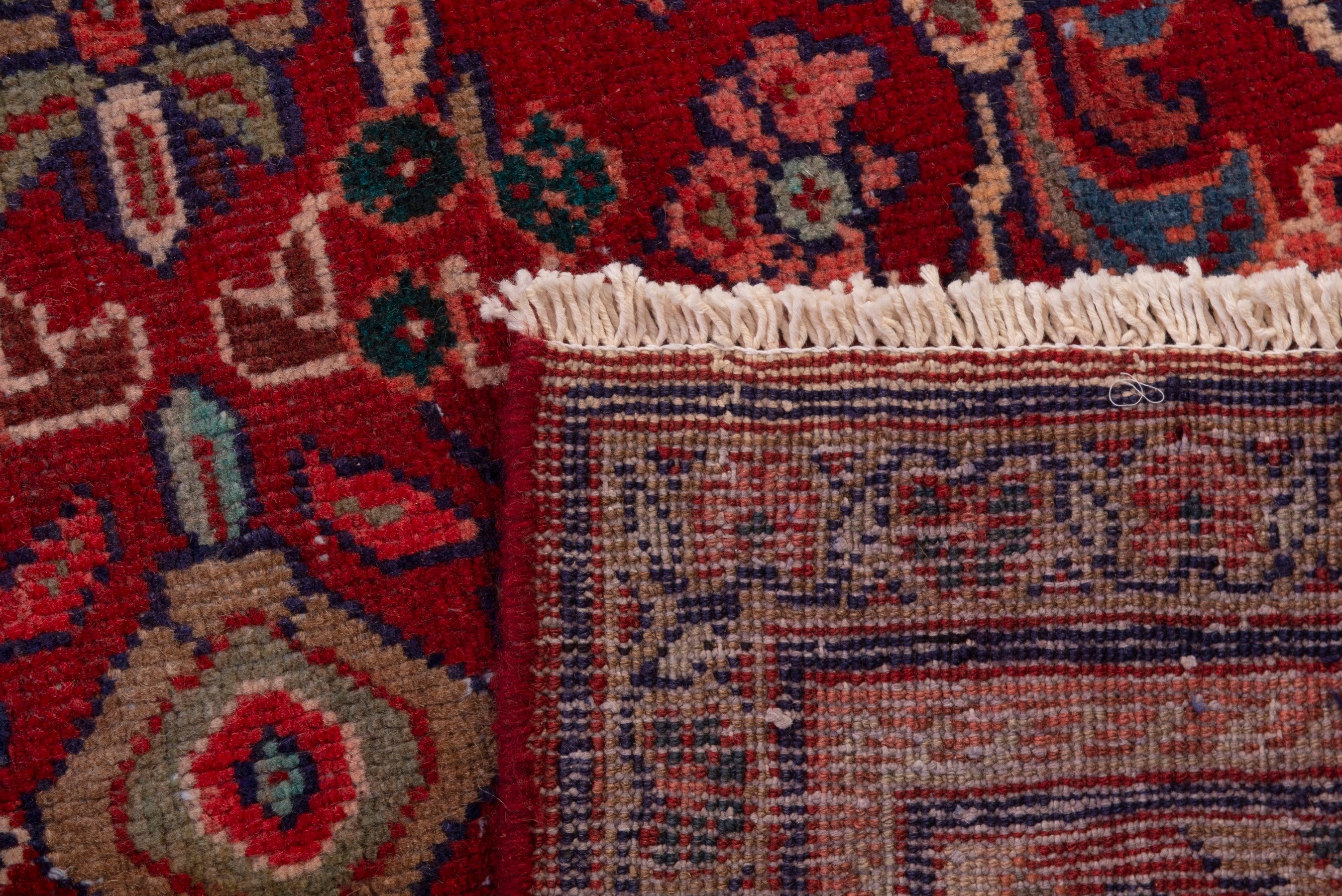 Persian Mahal area rug in deep red and rust, view 21 of 21