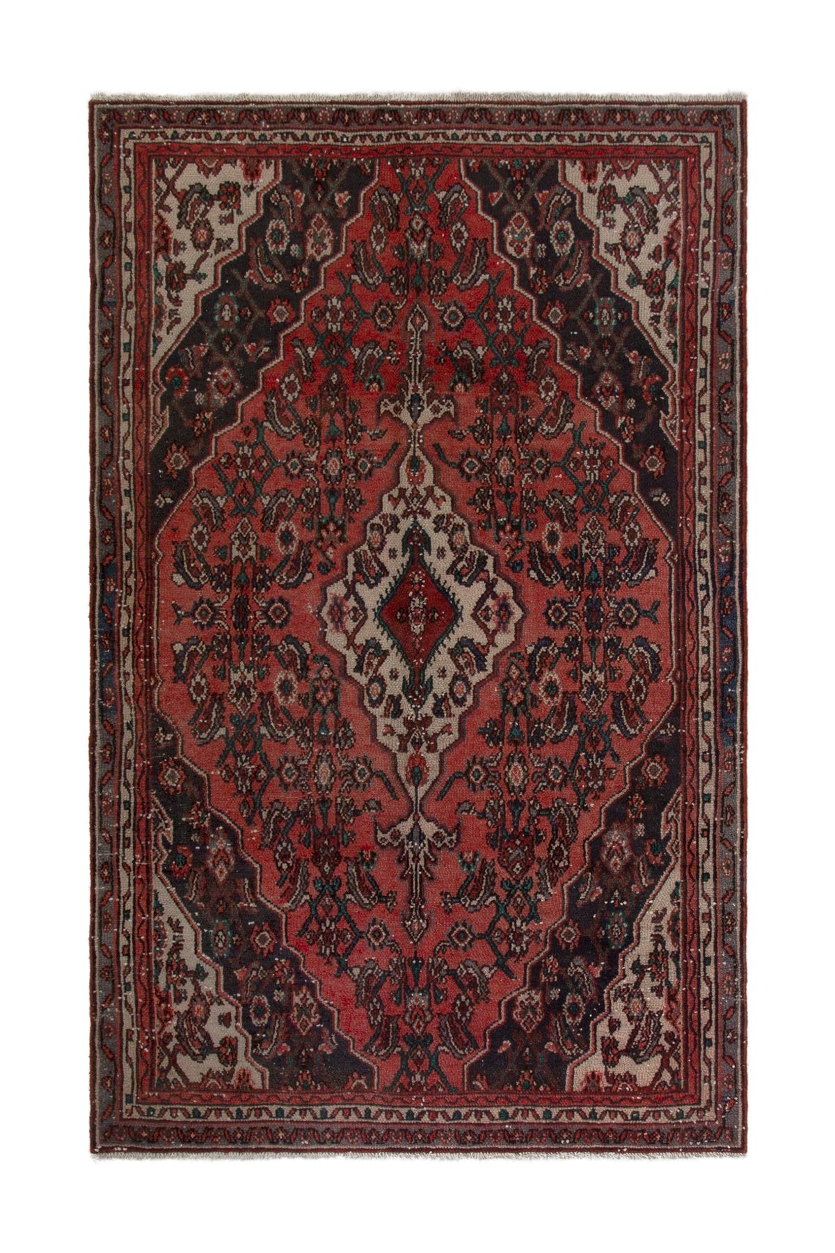 5318, Persian Hamadan Area Rug