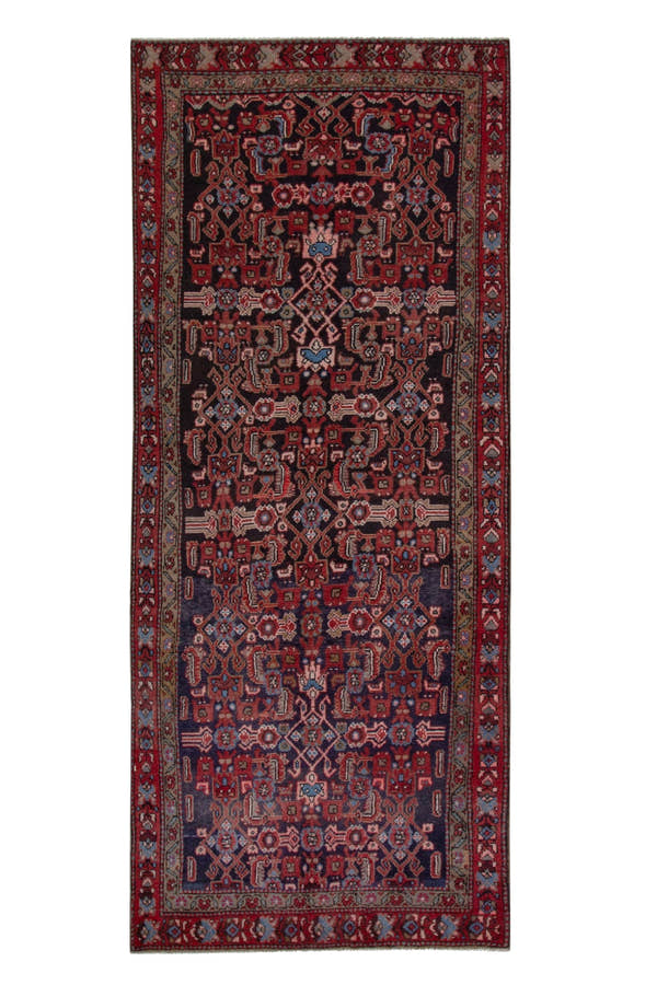 5327, Persian Hamadan Runner Rug