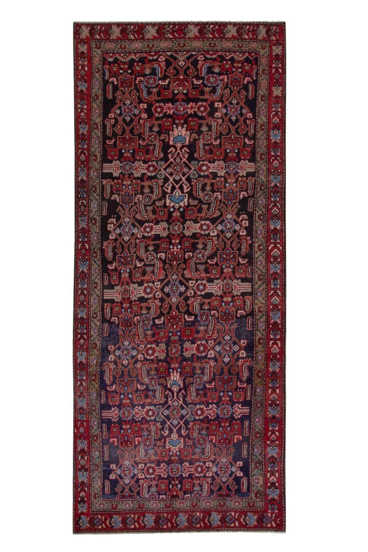 5327, Persian Hamadan Runner Rug