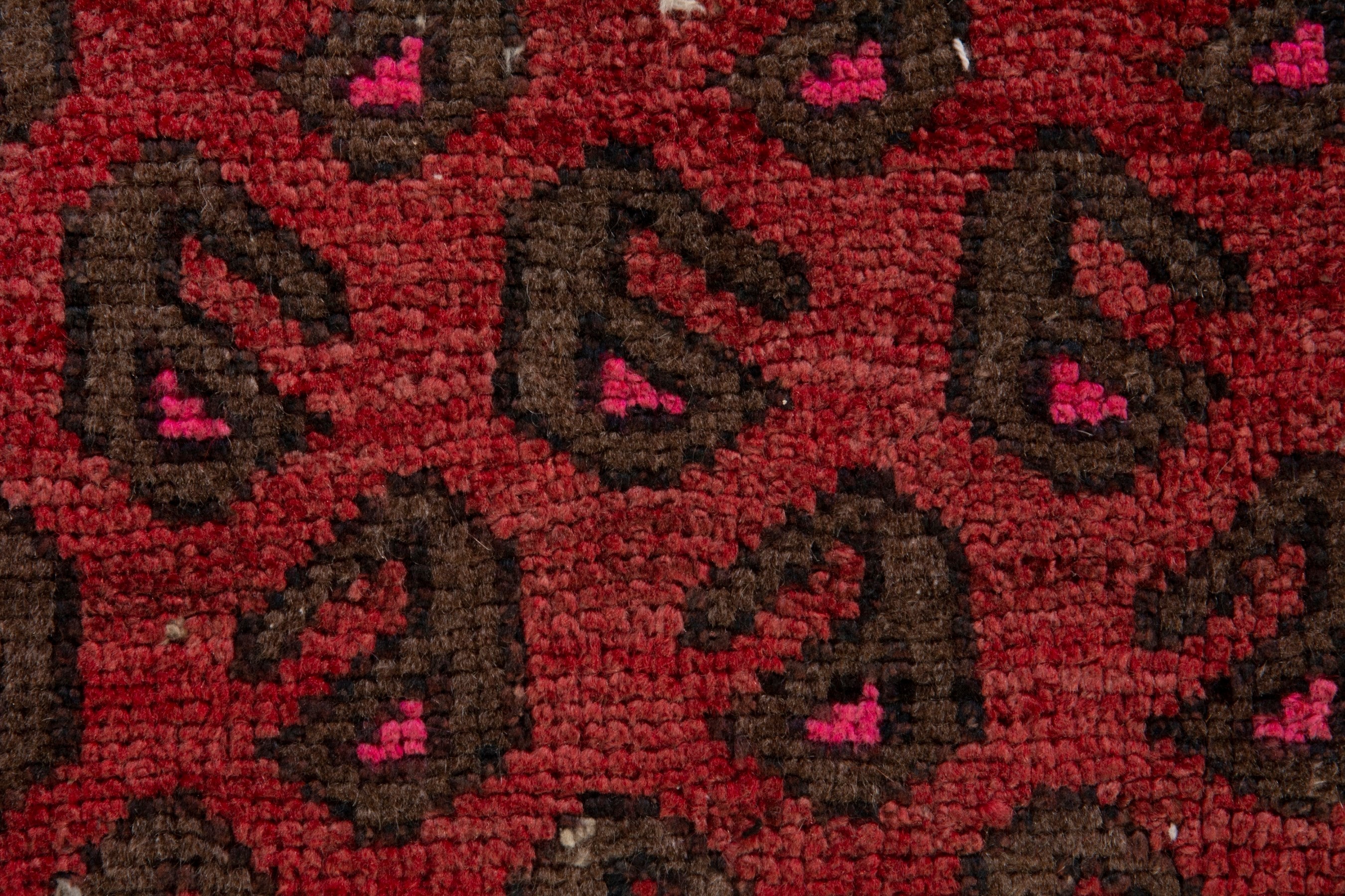 Persian Lori area rug in deep red and burgundy, view 13 of 18