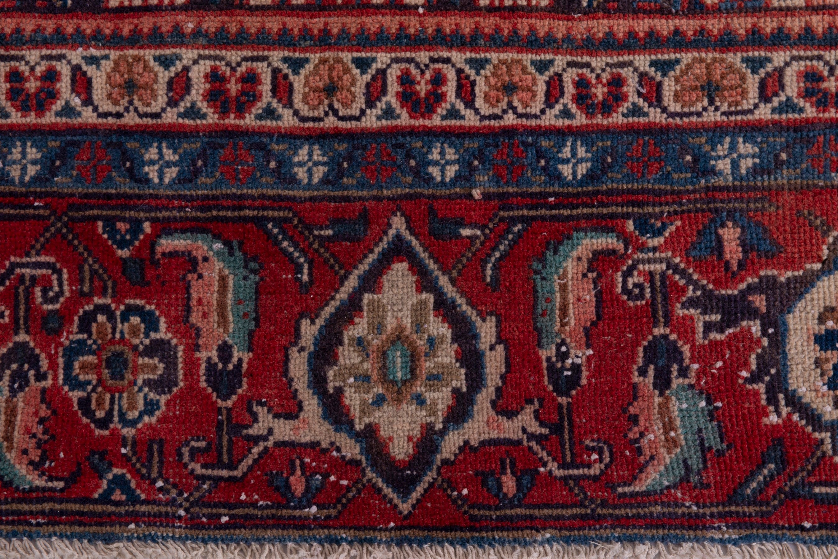 Persian Mahal oversized rug in burgundy and deep red, view 11 of 20
