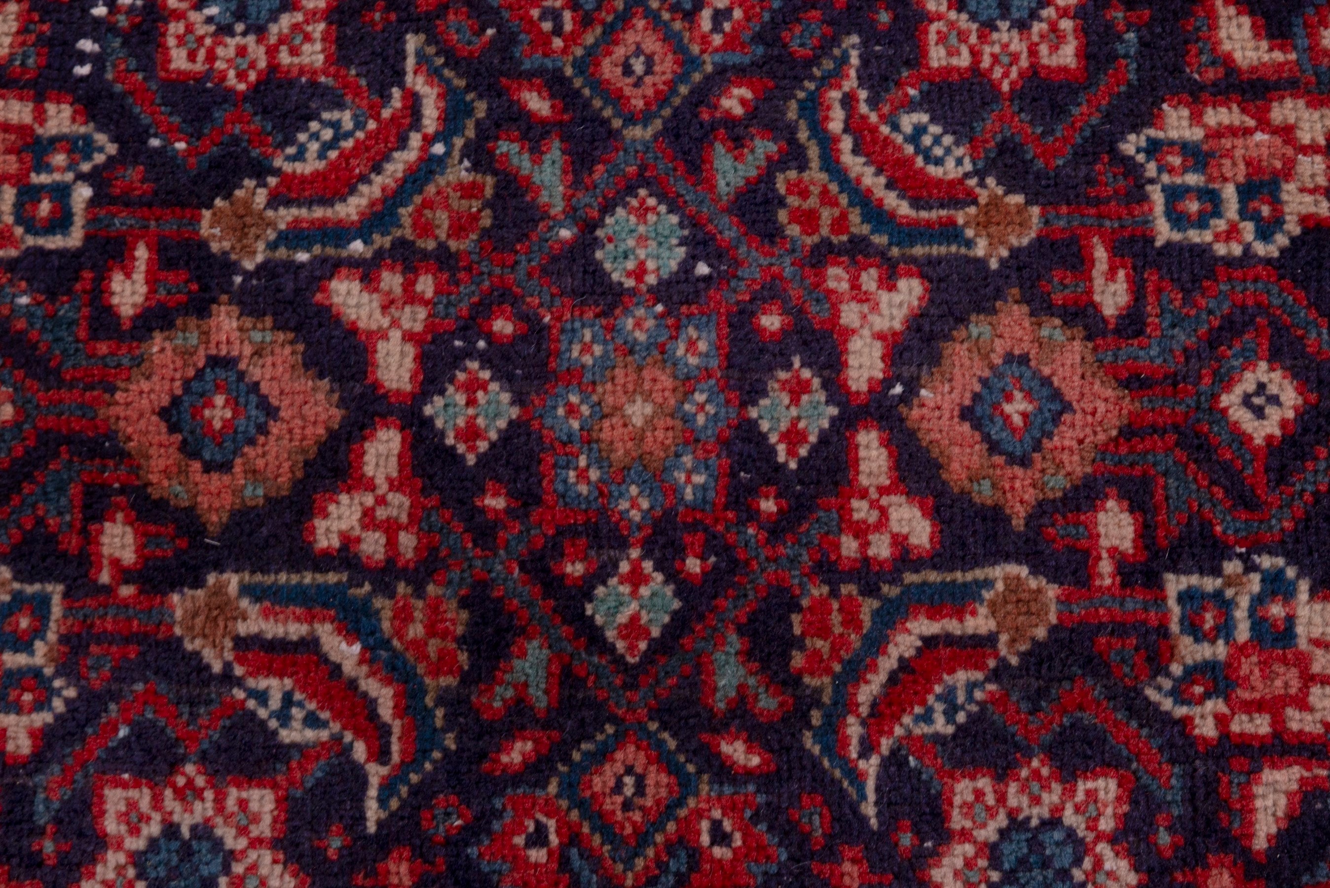 Persian Mahal oversized rug in burgundy and deep red, view 12 of 20
