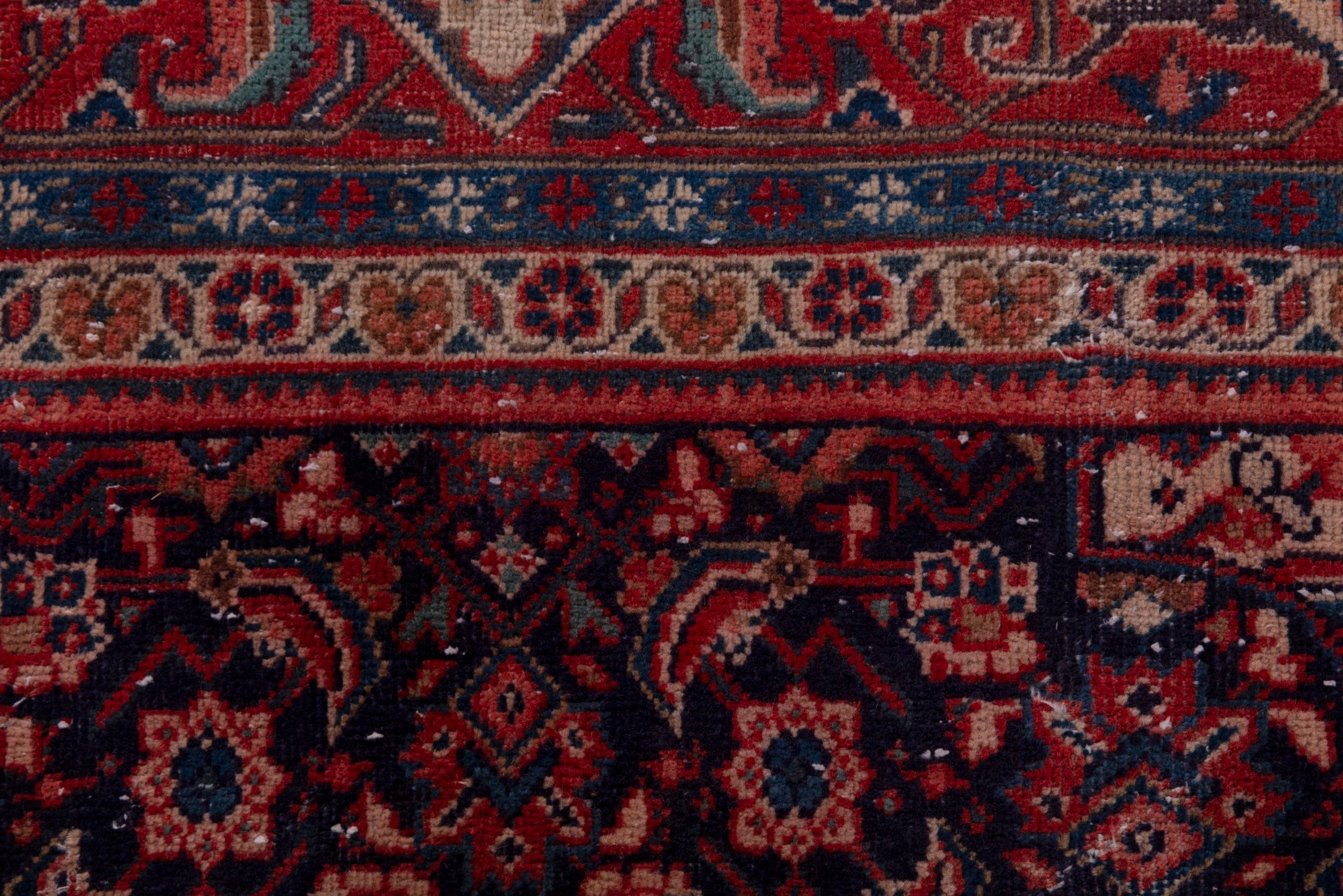 Persian Mahal oversized rug in burgundy and deep red, view 15 of 20