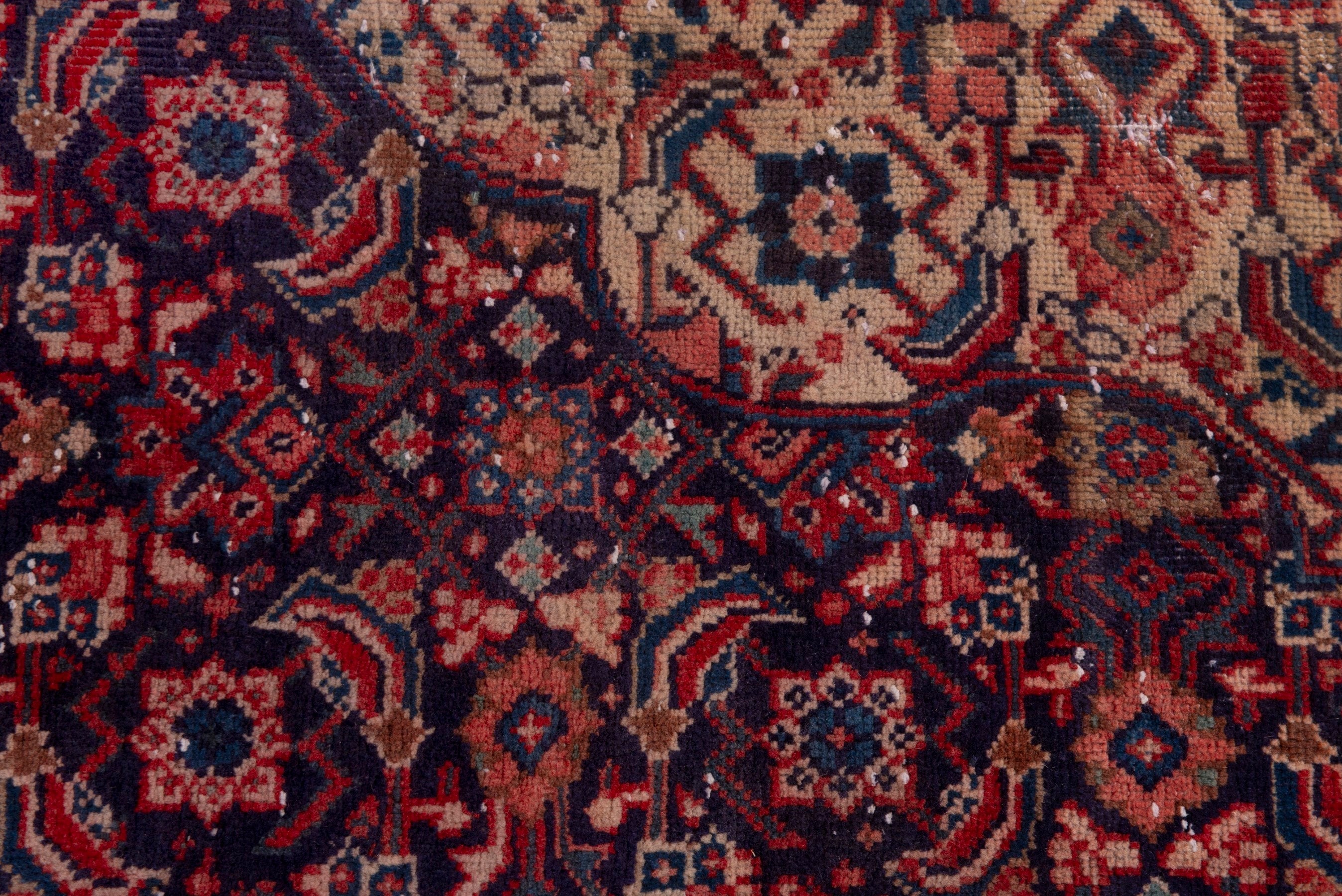 Persian Mahal oversized rug in burgundy and deep red, view 16 of 20