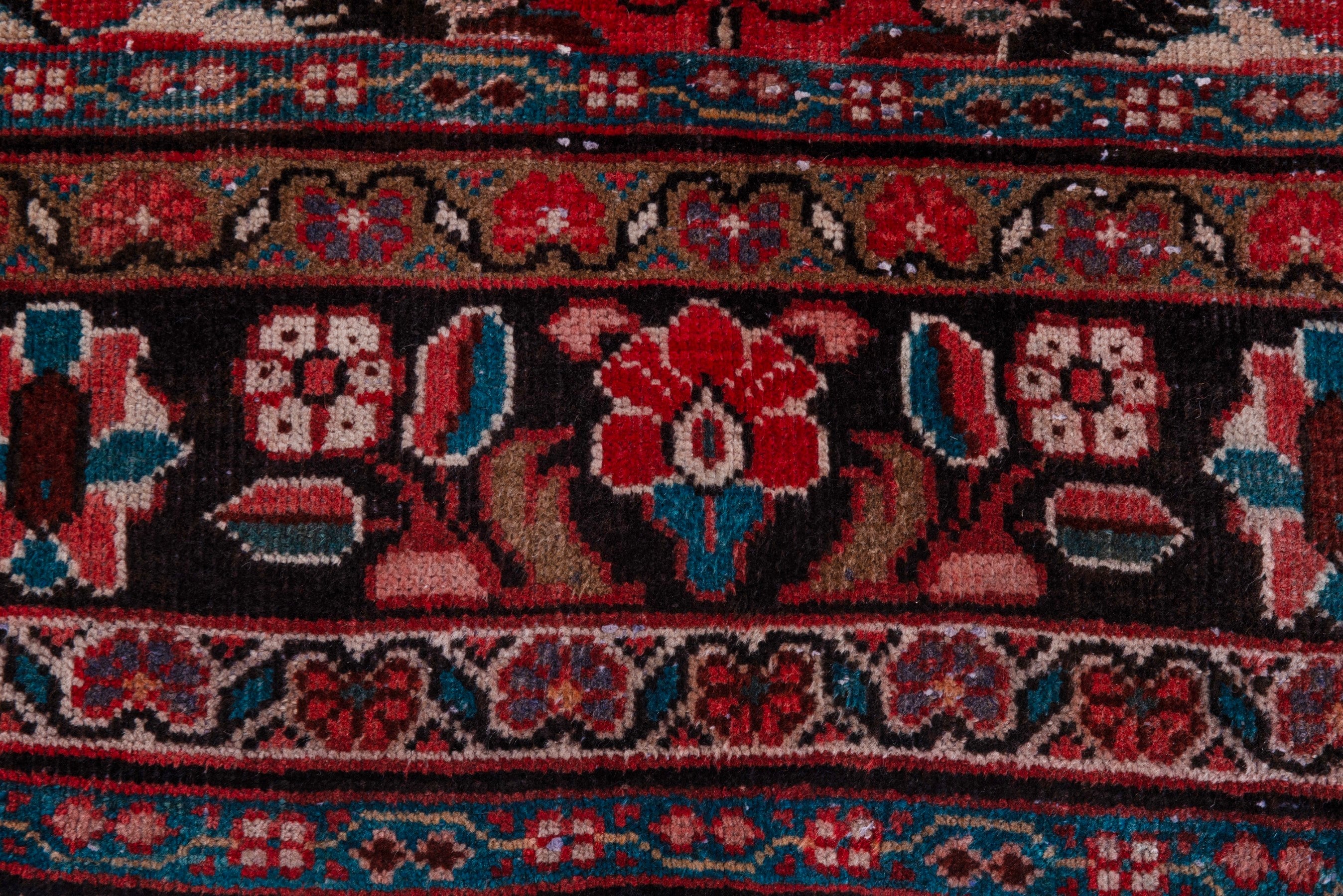 Persian Mahal oversized rug in deep red and burgundy, view 11 of 21