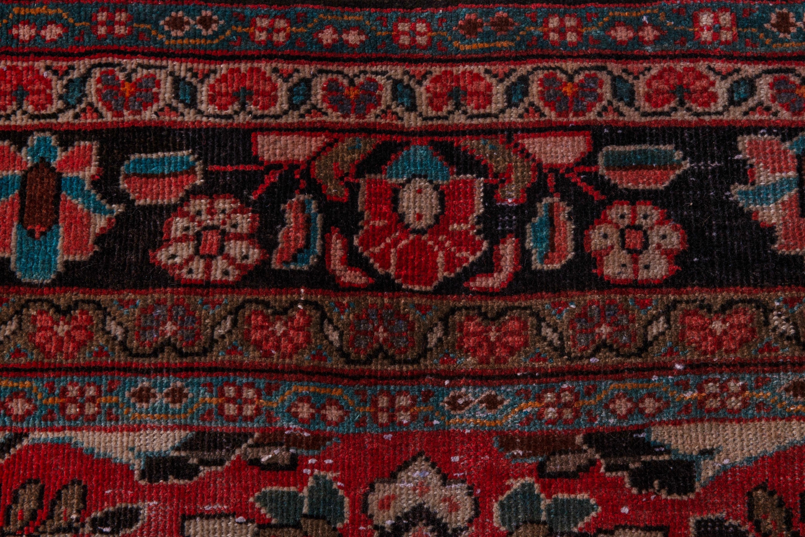 Persian Mahal oversized rug in deep red and burgundy, view 14 of 21