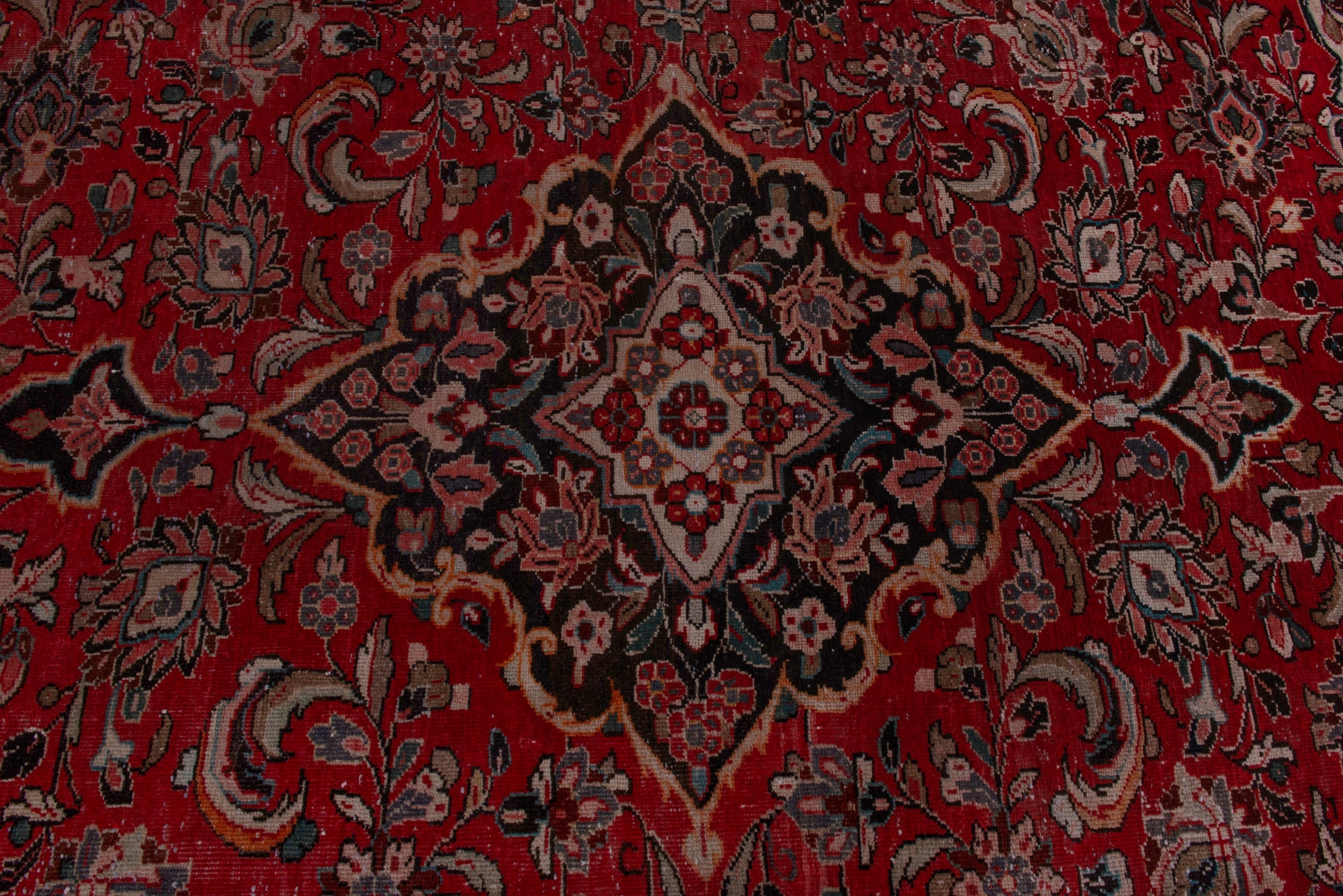 Persian Mahal oversized rug in deep red and burgundy, view 15 of 21