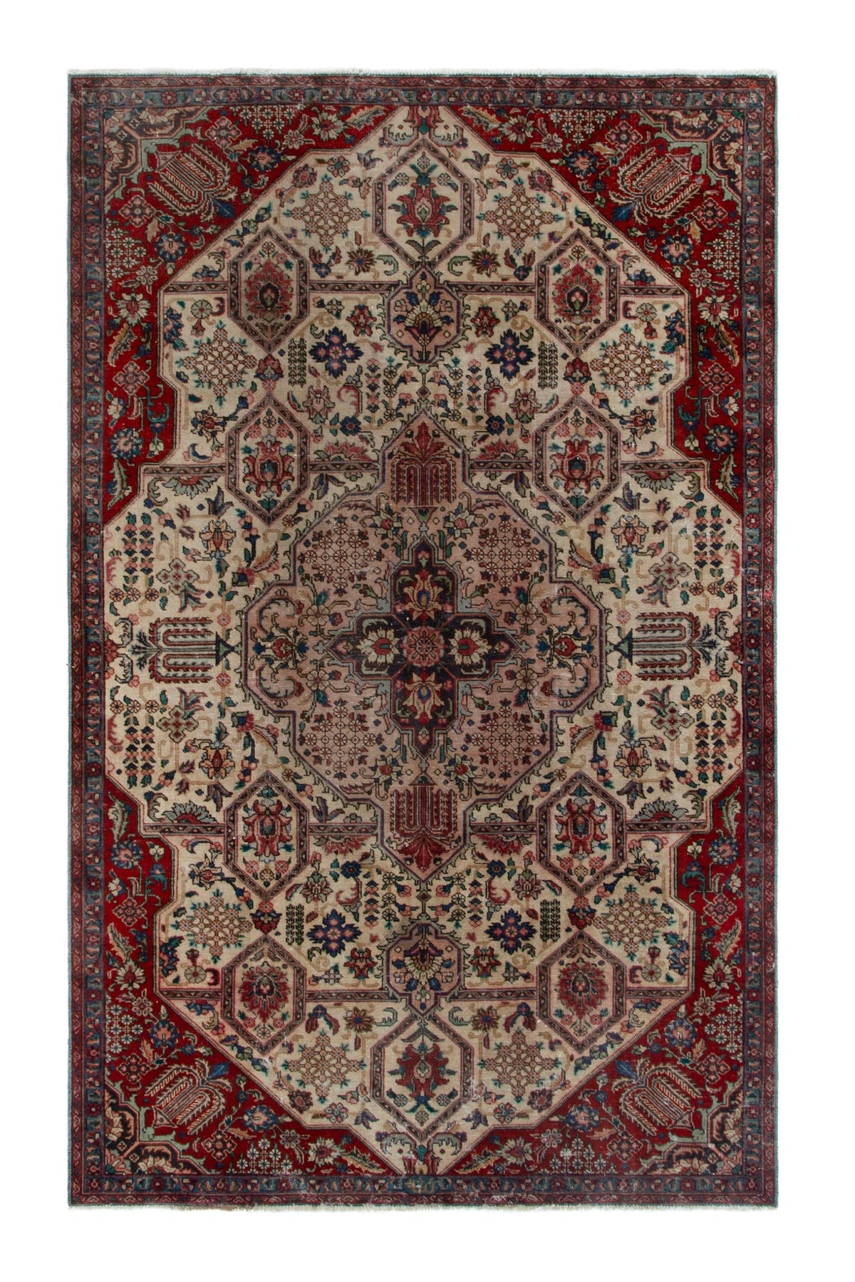 5373, Persian Tabriz Area Rug