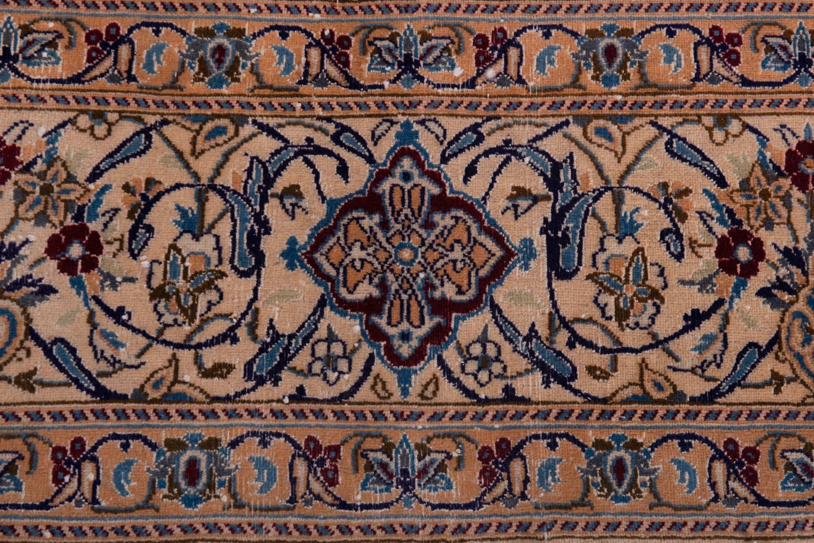 Persian Nain oversized rug in brown, view 12 of 20