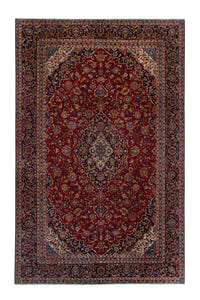 5396 - Persian Kashan Oversized Rug 9'5" x 13'3"