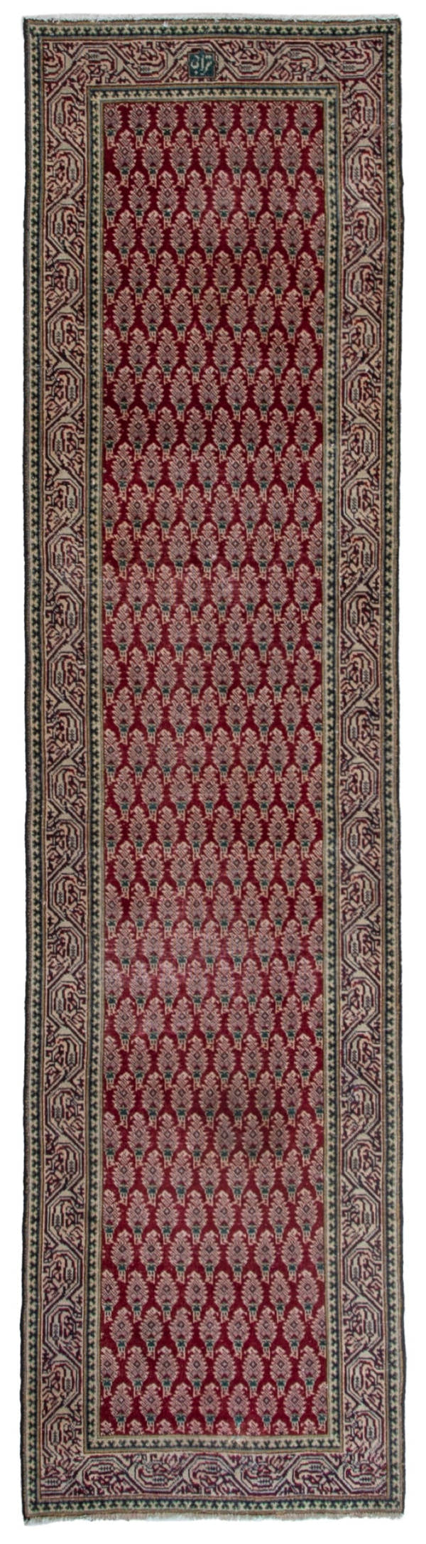 5414, Persian Tabriz Runner Rug