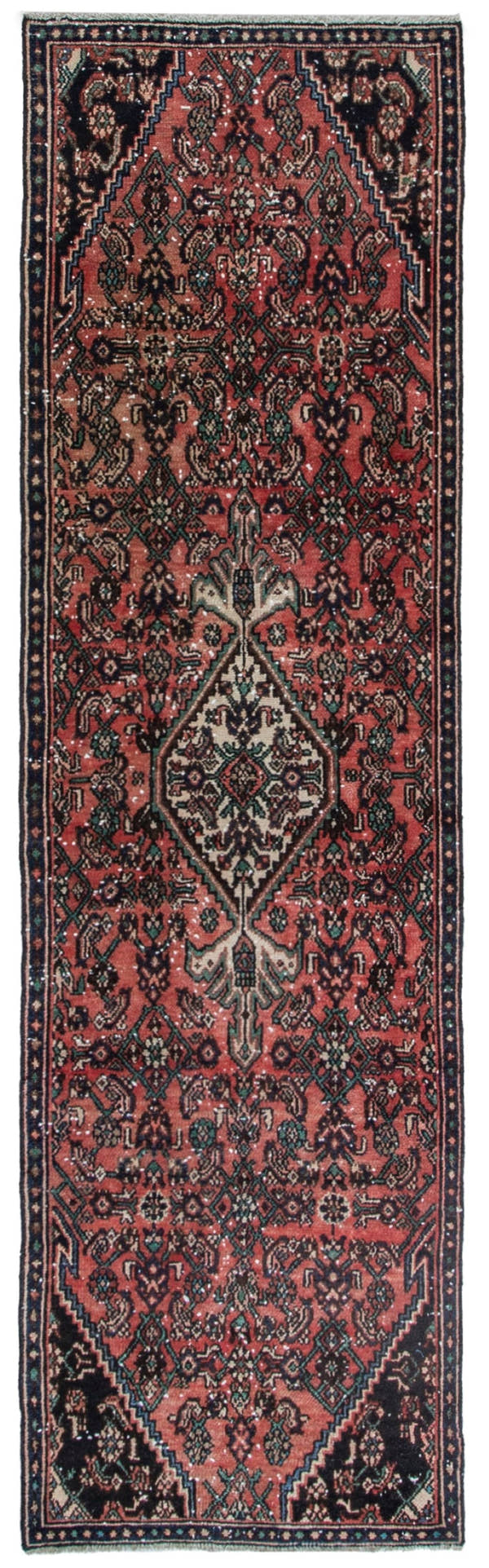 5418, Persian Hamadan Runner Rug