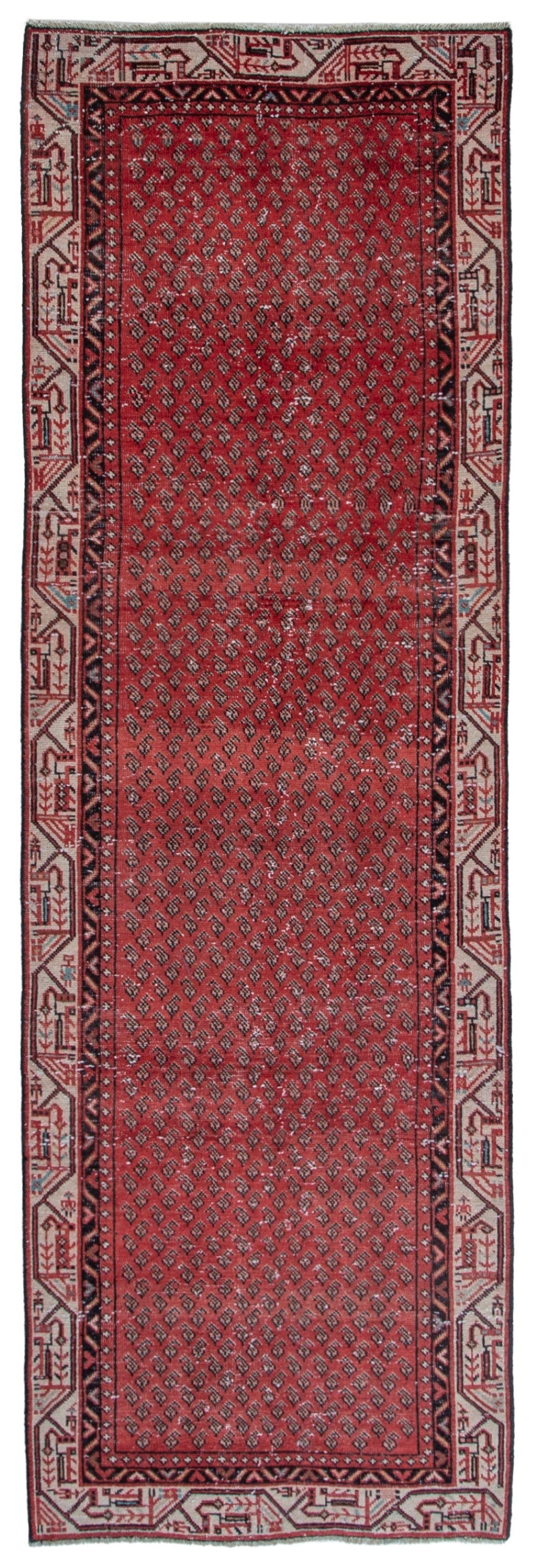 5419, Persian Botteh Runner Rug