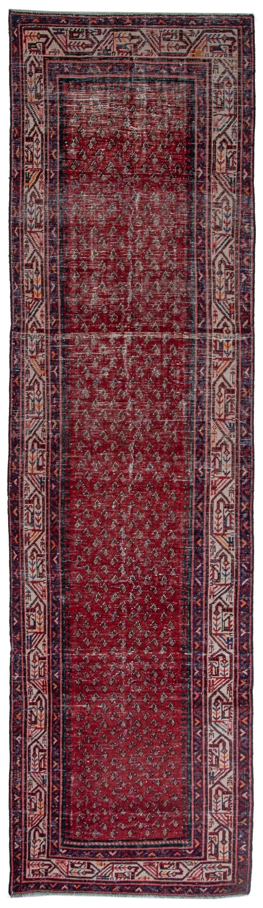 5422, Persian Botteh Runner Rug