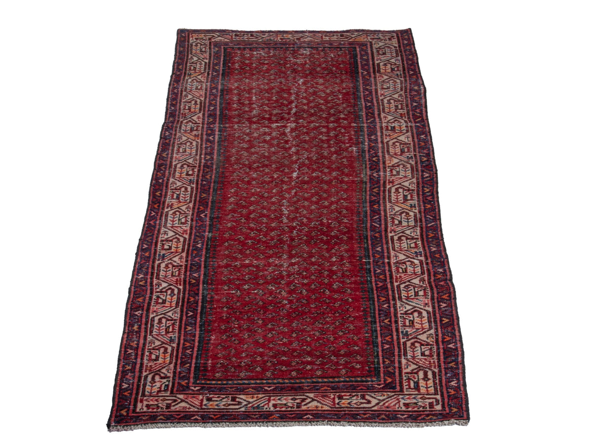 5422, Persian Botteh Runner Rug