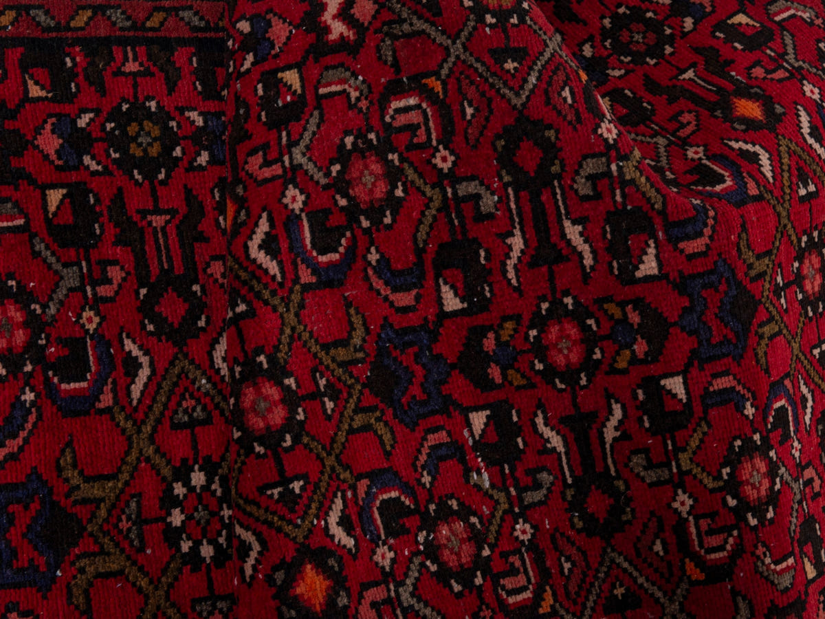 5423, Persian Hamadan Runner Rug