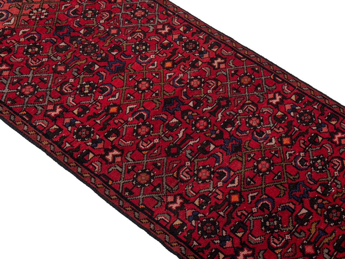 5423, Persian Hamadan Runner Rug