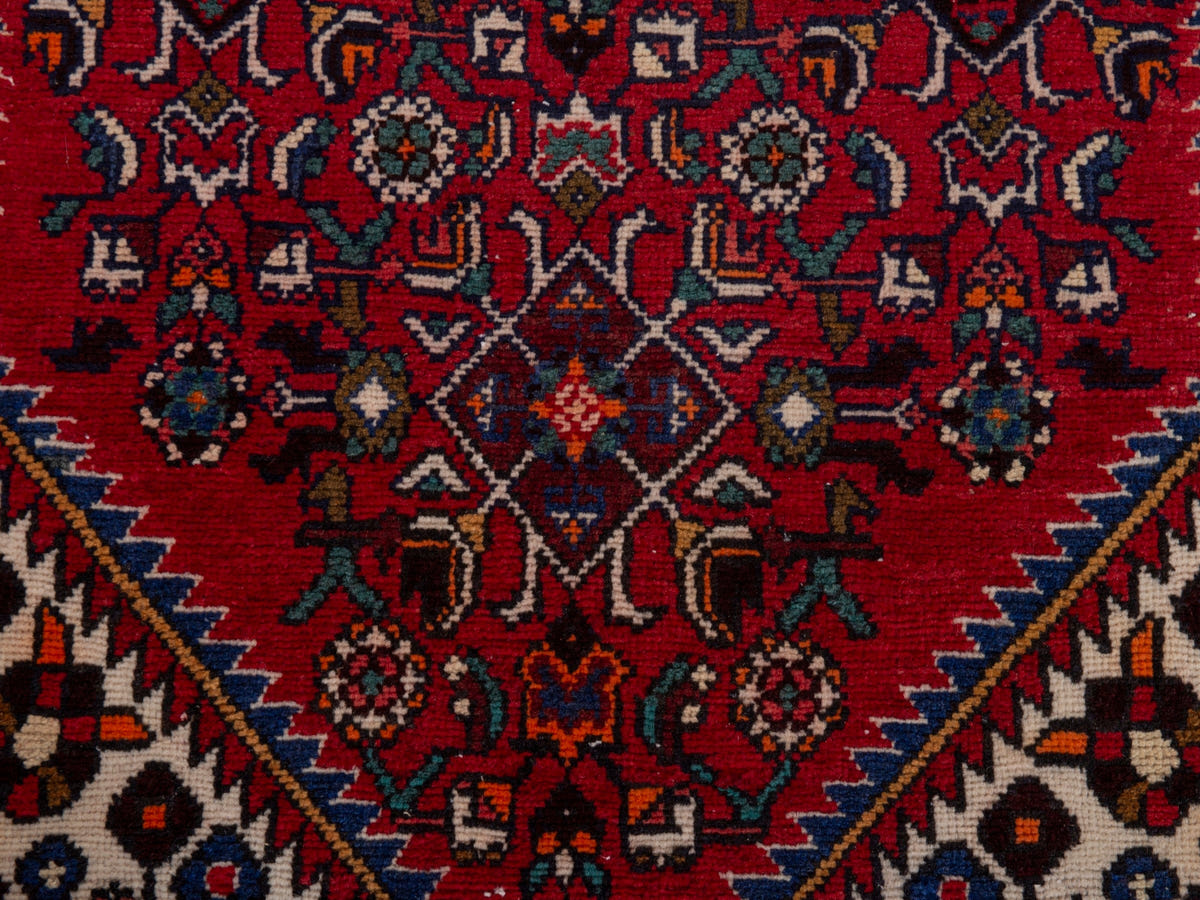 5427, Persian Hamadan Runner Rug