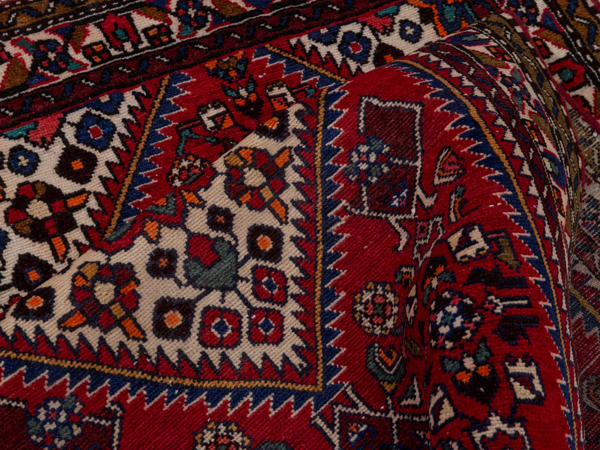 5427, Persian Hamadan Runner Rug