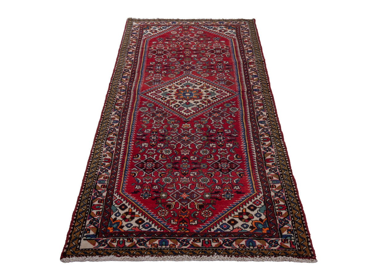 5427, Persian Hamadan Runner Rug