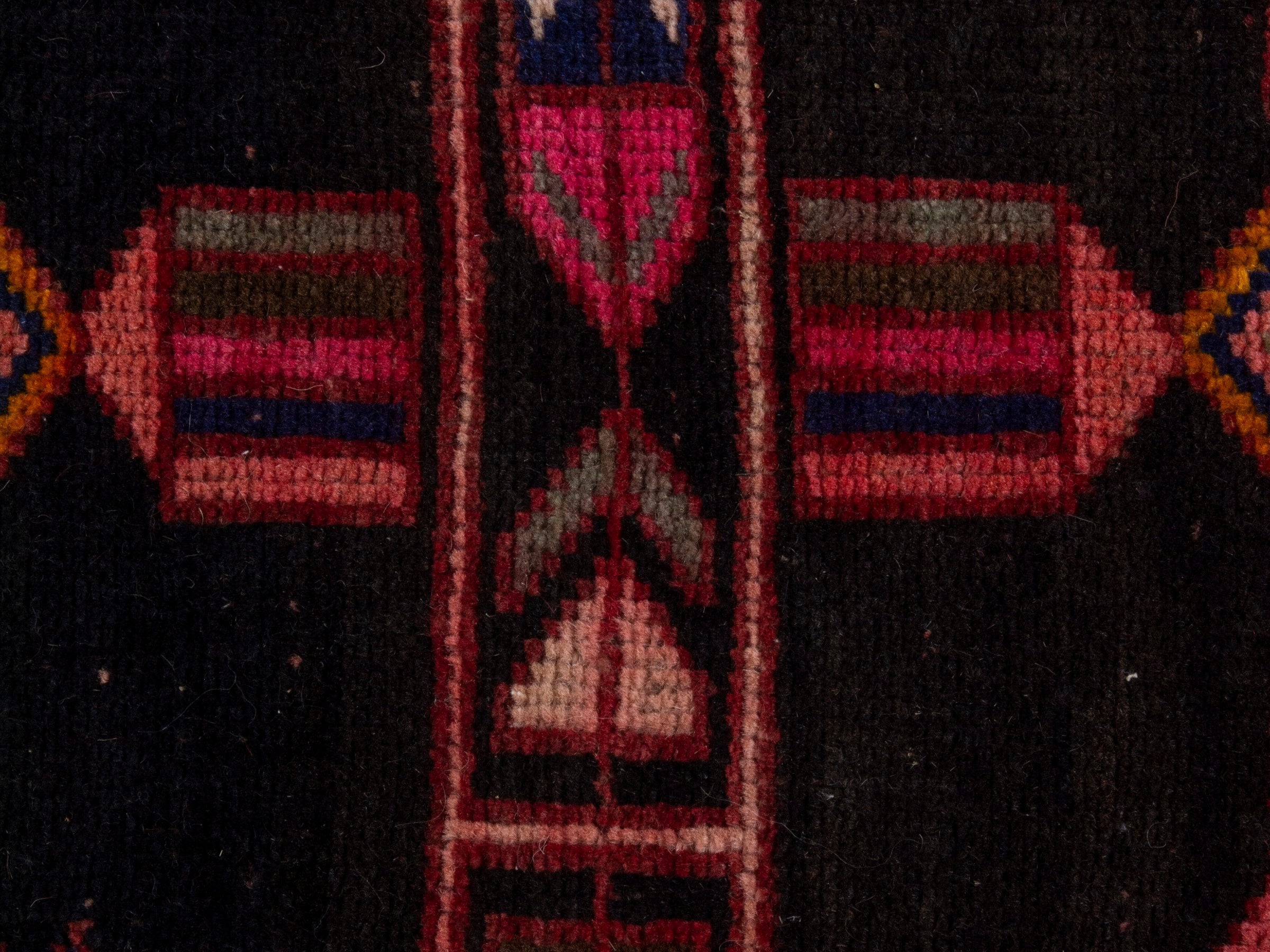 Persian Azerbaijan runner rug in deep red and burgundy, view 14 of 18