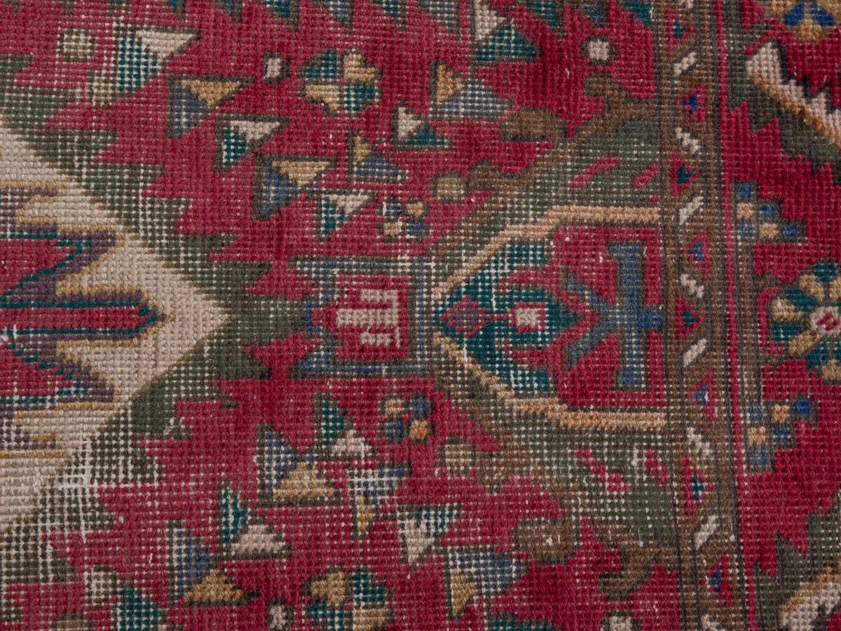 5438, Persian Tabriz Runner Rug