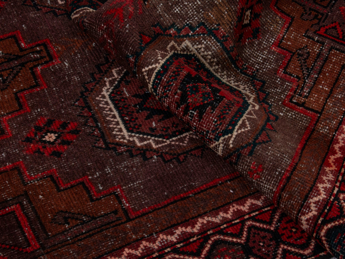 5443, Persian Baluch Runner Rug