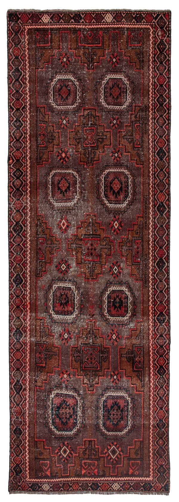 5443, Persian Baluch Runner Rug