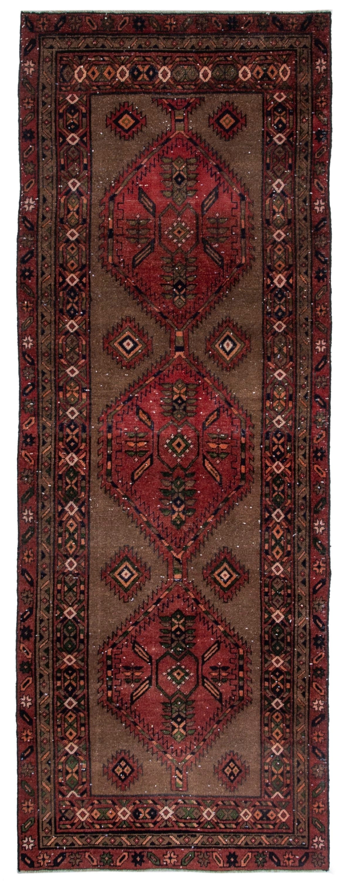 5445, Persian Azerbaijan Runner Rug
