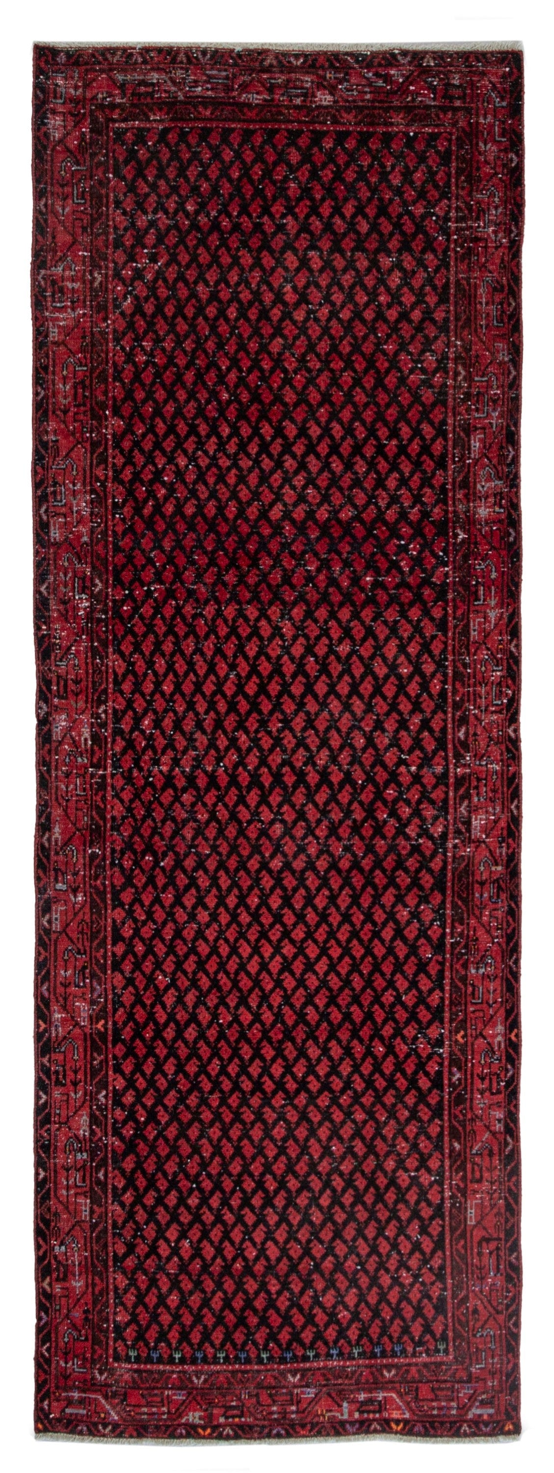 5447, Persian Botteh Runner Rug