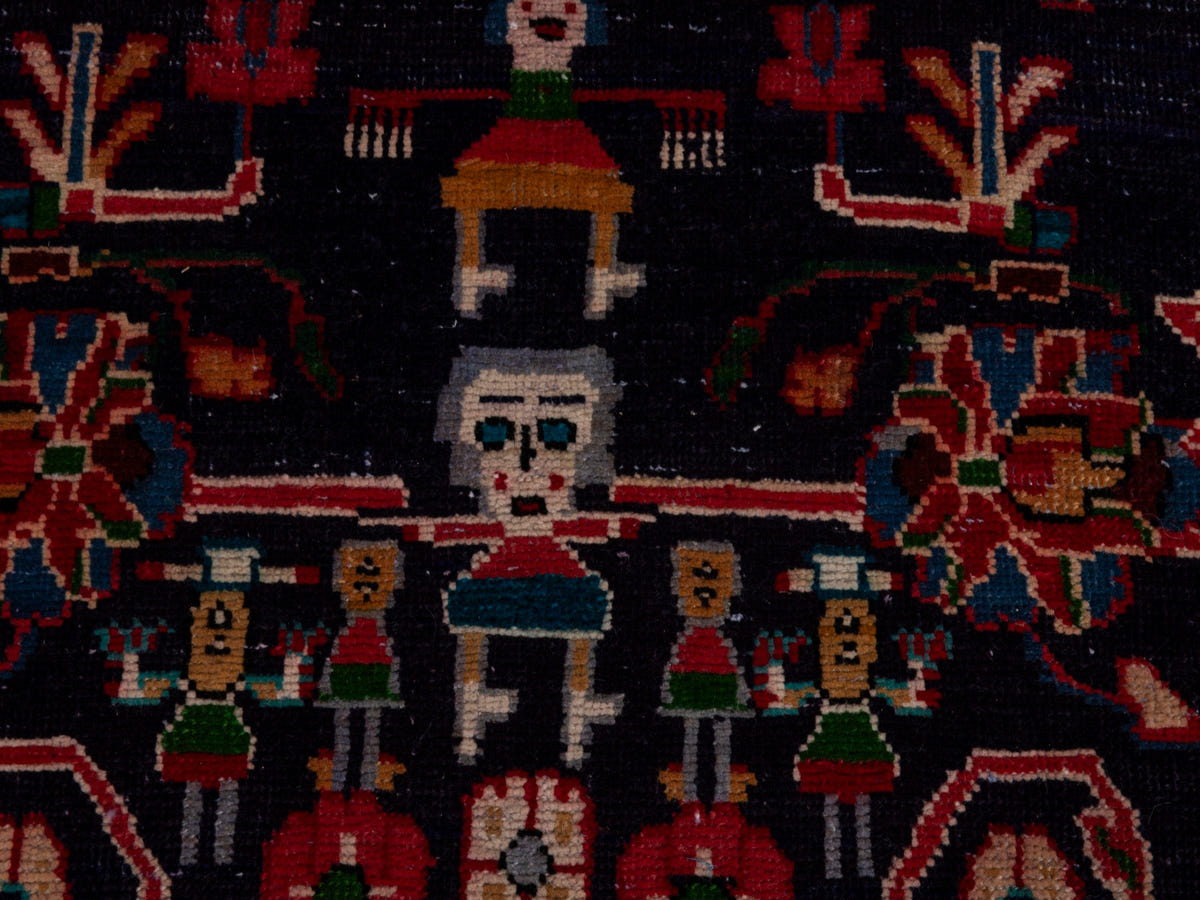 5449, Persian Mahal Runner Rug