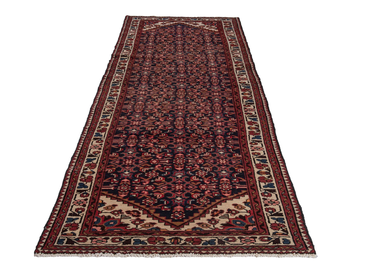 5453, Persian Hamadan Runner Rug