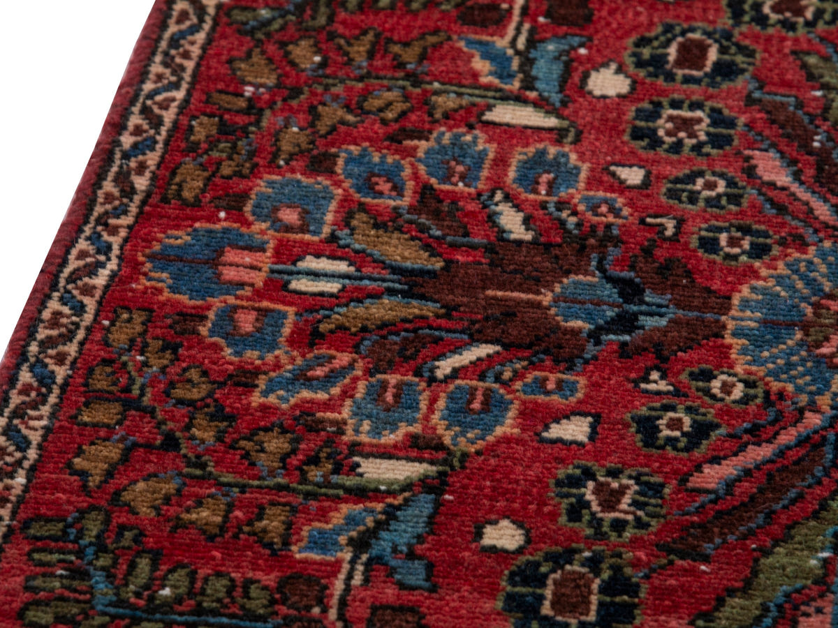 5465, Persian Hamadan Runner Rug