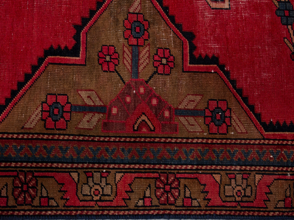 5470, Persian Ardabil Runner Rug