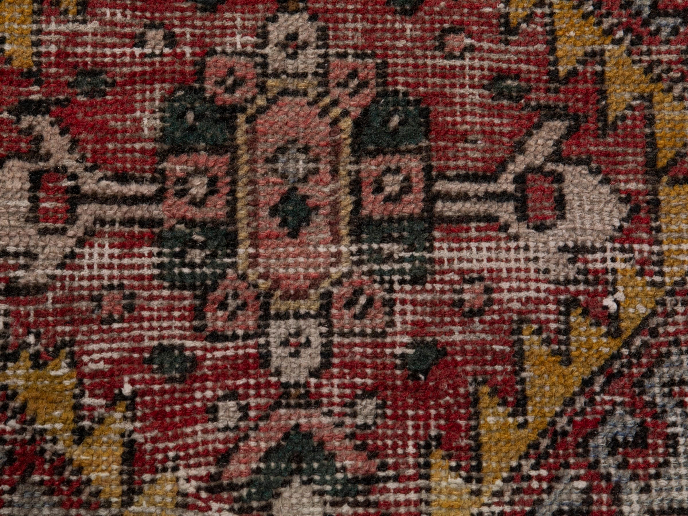 Persian Azerbaijan runner rug in rust and deep red, view 11 of 18