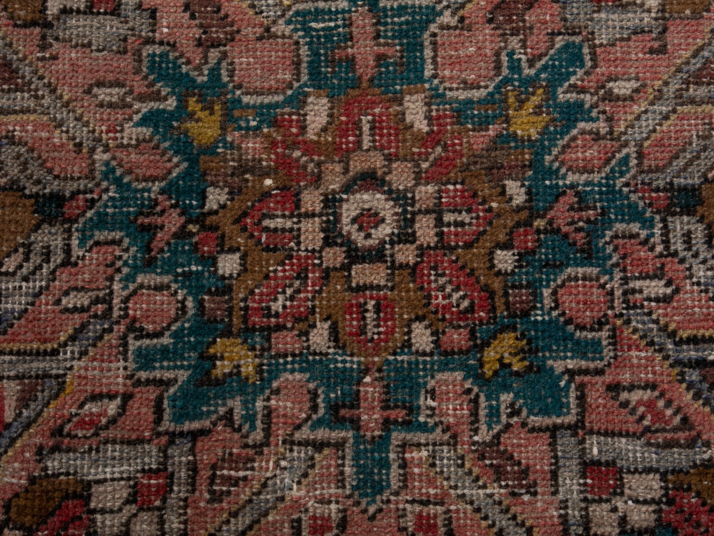 Persian Azerbaijan runner rug in rust and deep red, view 12 of 18