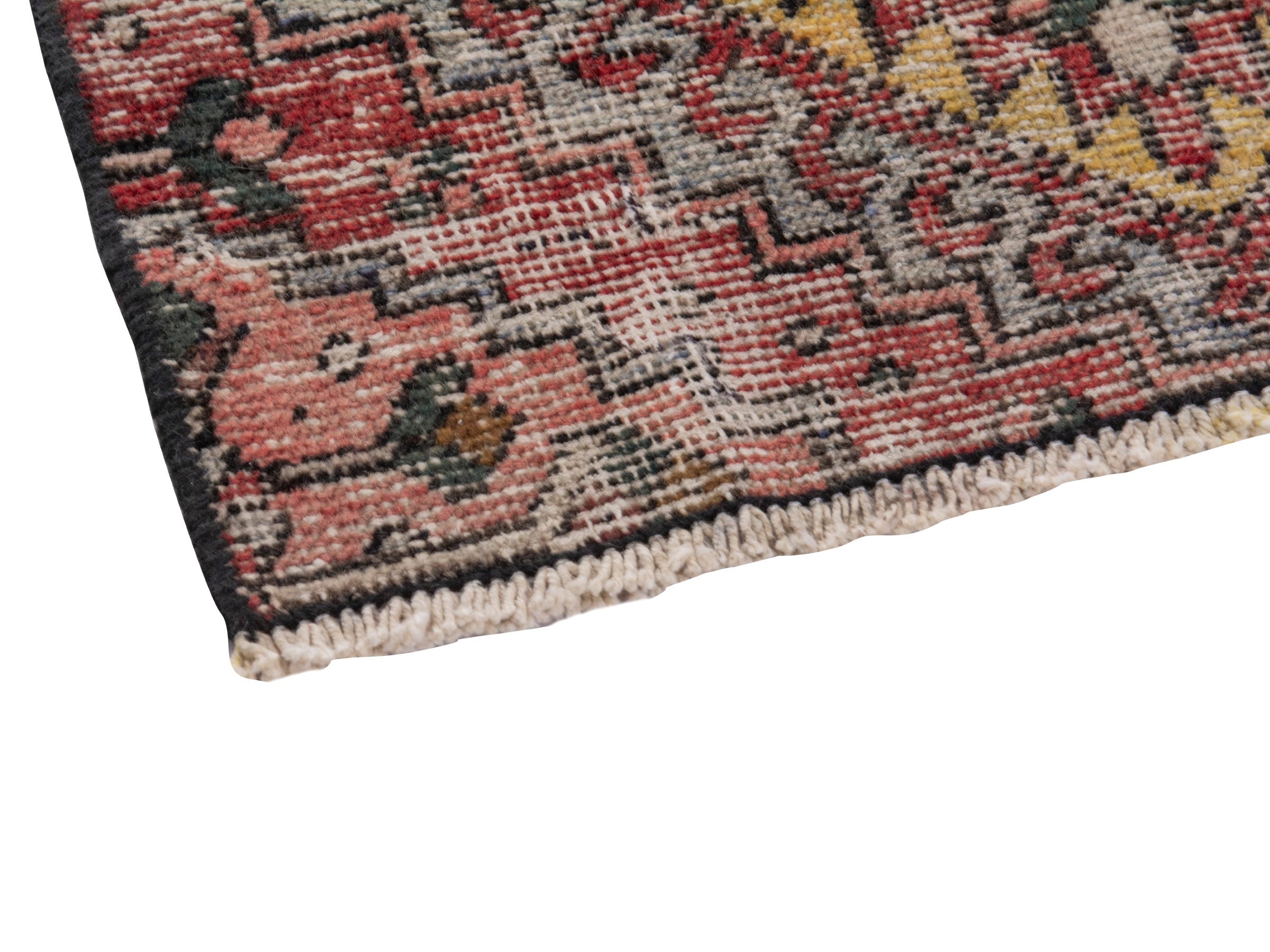 Persian Azerbaijan runner rug in rust and deep red, view 6 of 18