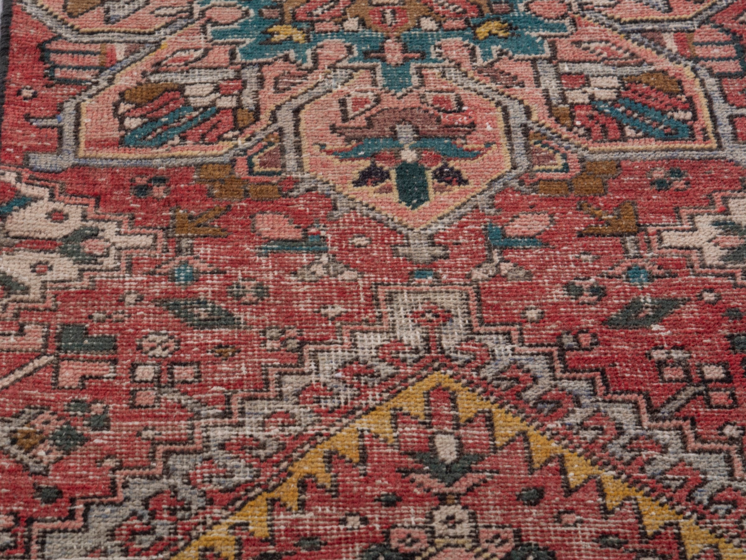 Persian Azerbaijan runner rug in rust and deep red, view 10 of 18