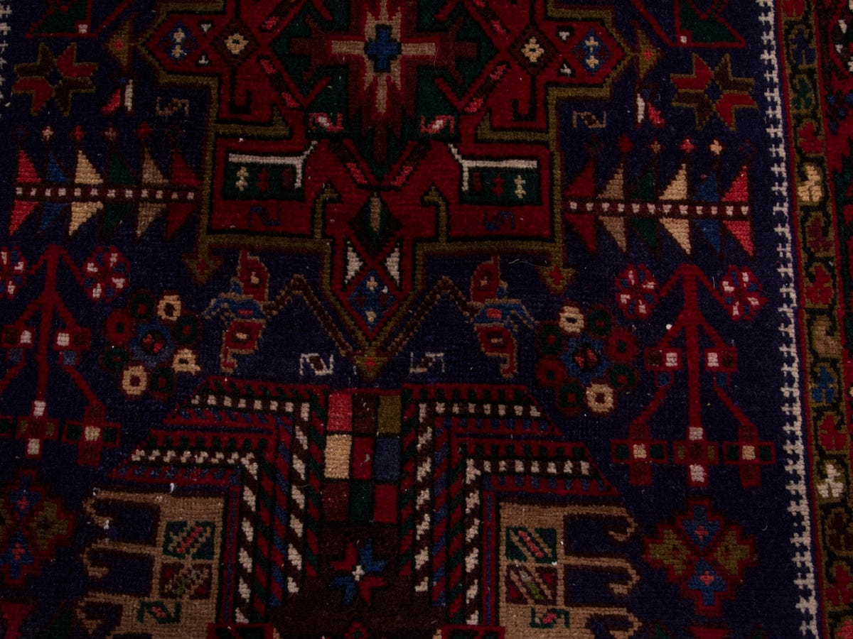 5477, Persian Gharajeh Runner Rug
