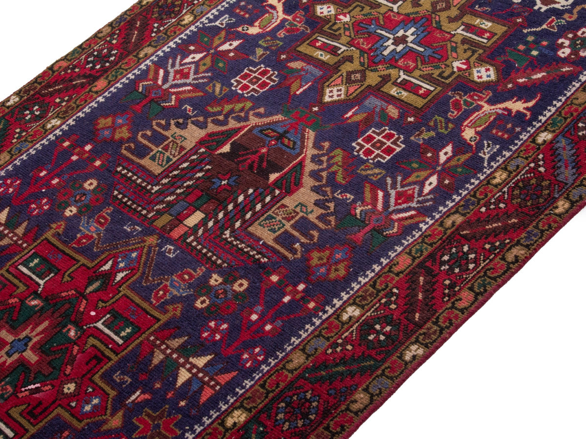 5477, Persian Gharajeh Runner Rug