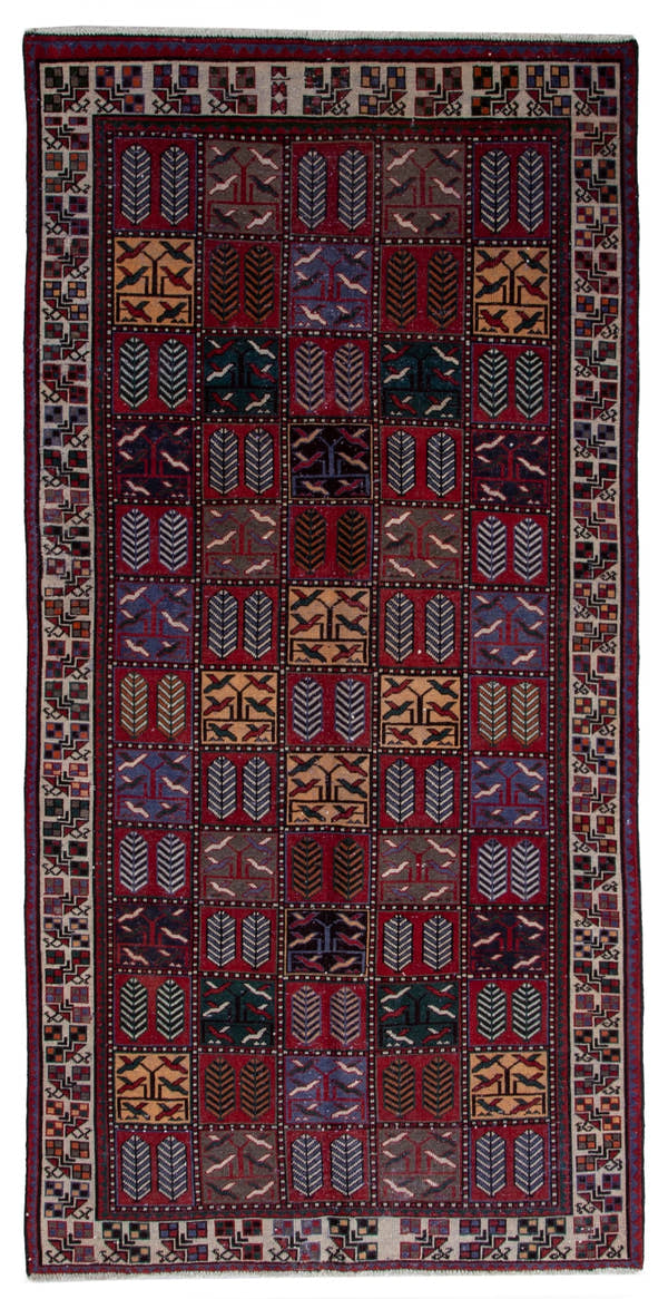 5491, Persian Bakhtiari Area Rug