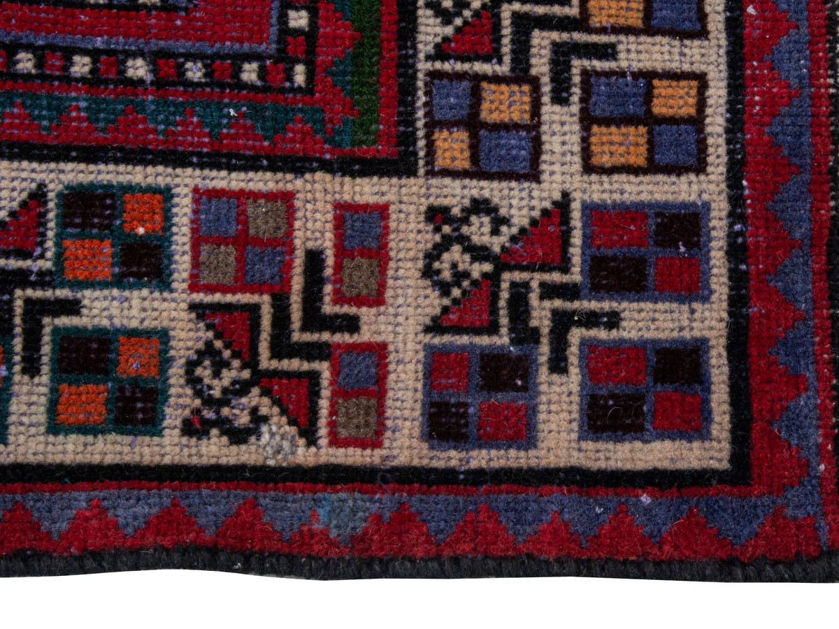 5491, Persian Bakhtiari Area Rug
