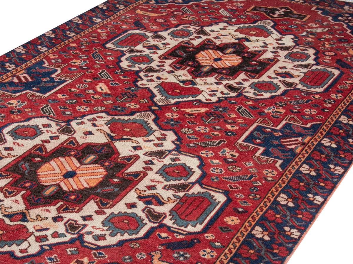 5499, Persian Bakhtiari Area Rug