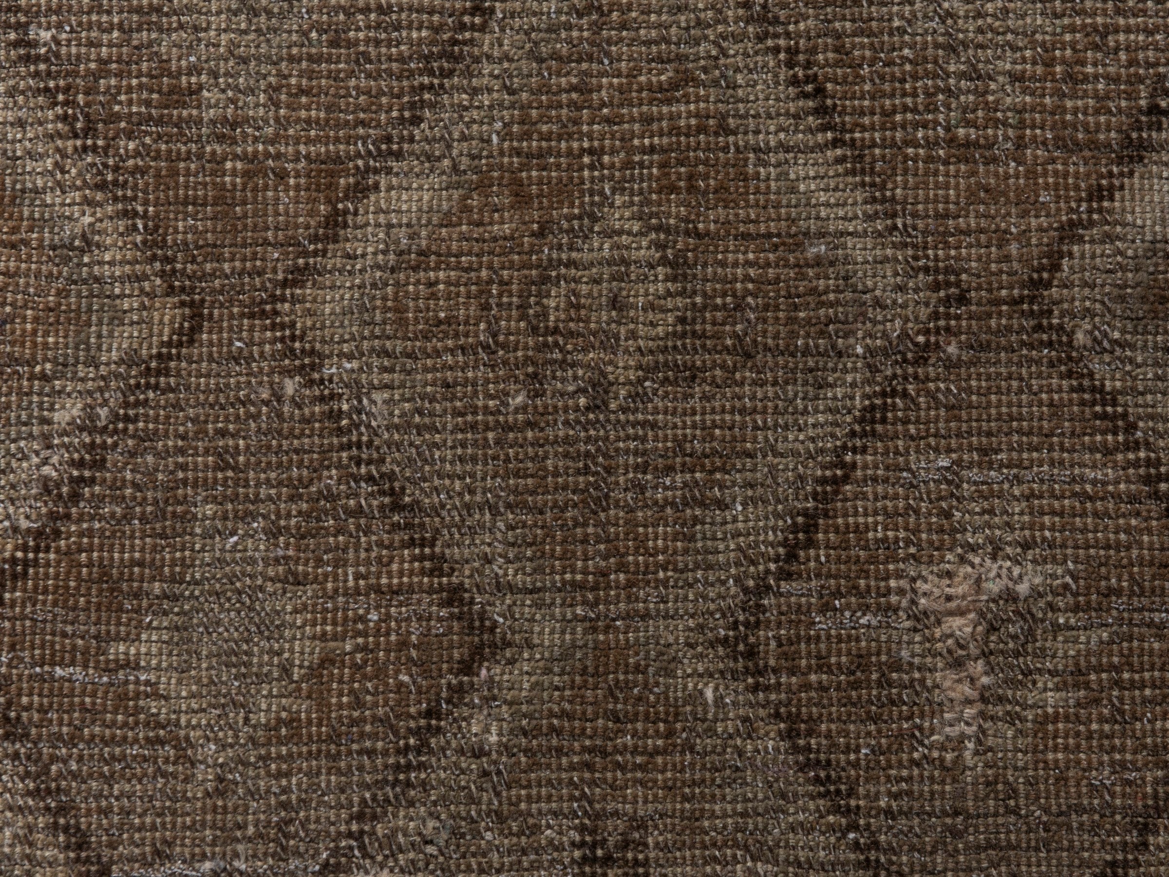 Persian Shiraz accent rug in taupe and greige, view 12 of 17