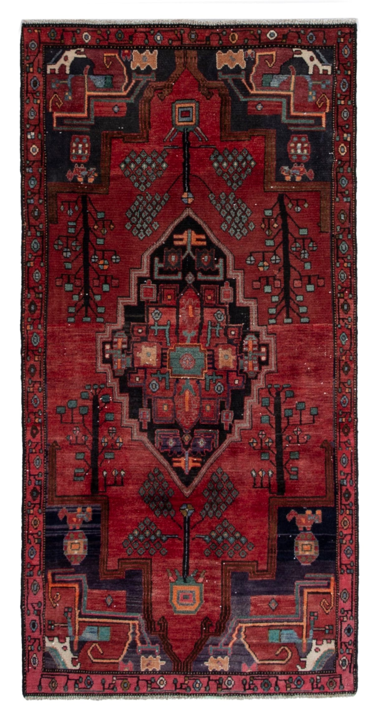 5532, Persian Songhor Runner Rug